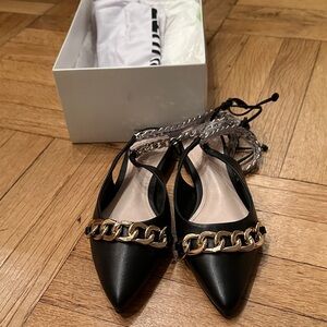 New in box Schutz Odilenny Leather Flats